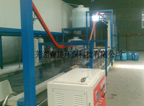 懸掛式電泳生產線